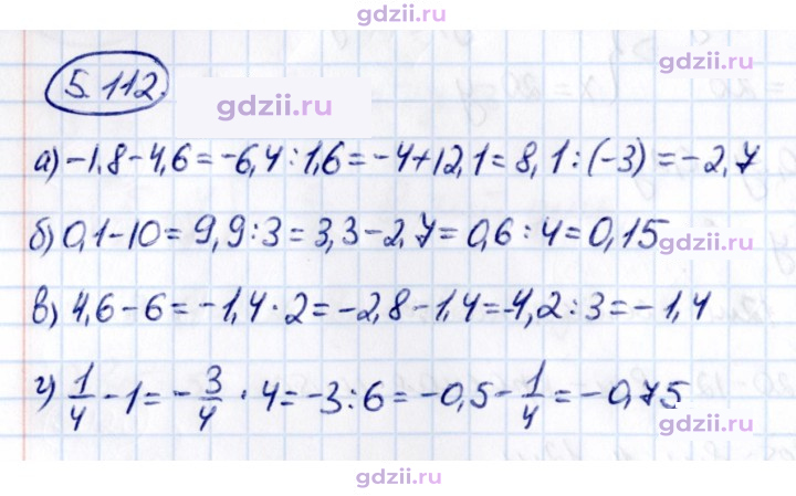 Скан решения номера 5.112