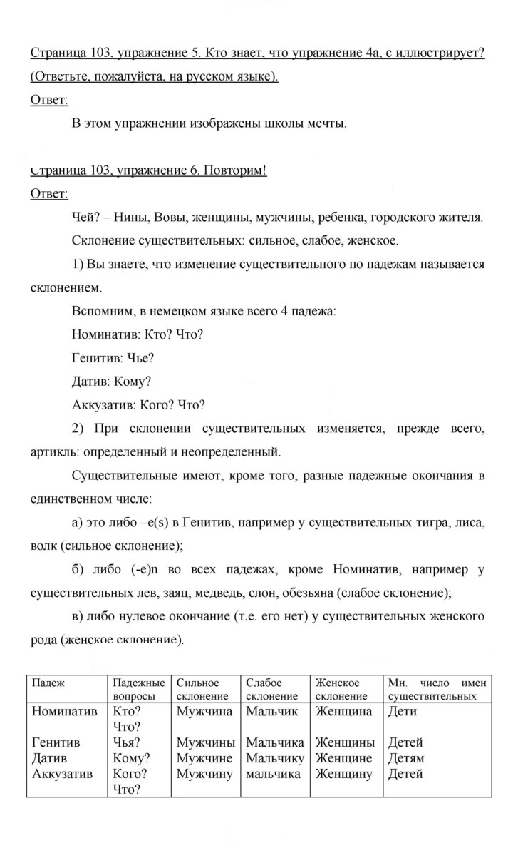 Скан решения номера 103