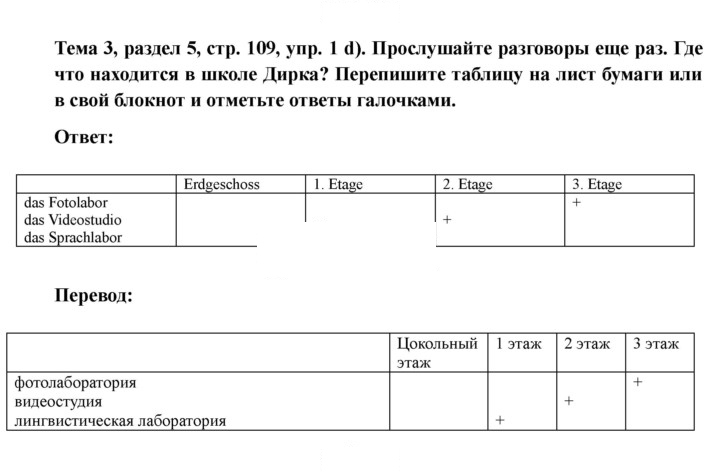 Скан решения номера 109
