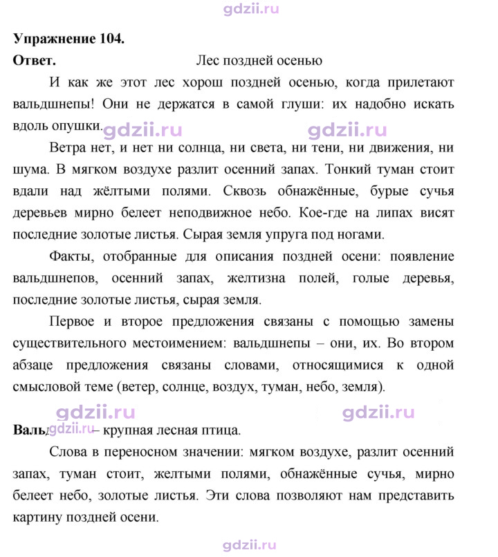 Скан решения номера 104