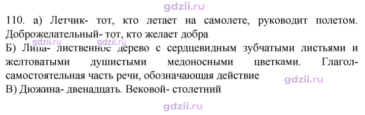 Скан решения номера 110