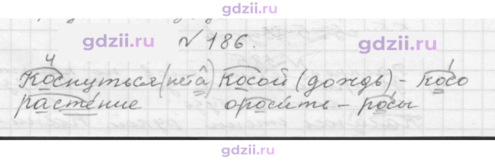 Скан решения номера 186