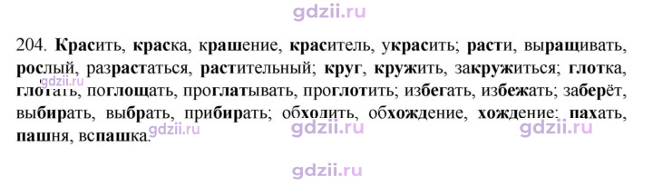 Скан решения номера 204