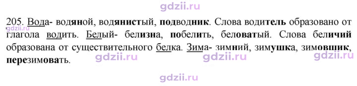 Скан решения номера 205