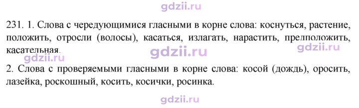 Скан решения номера 231