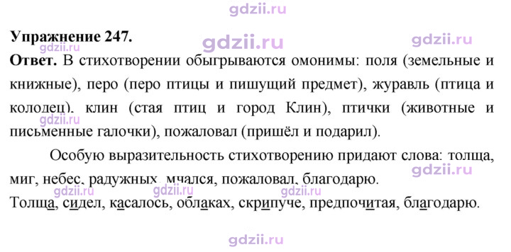 Скан решения номера 247