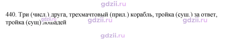 Скан решения номера 440