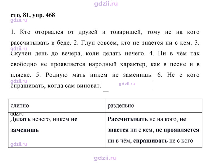 Скан решения номера 468