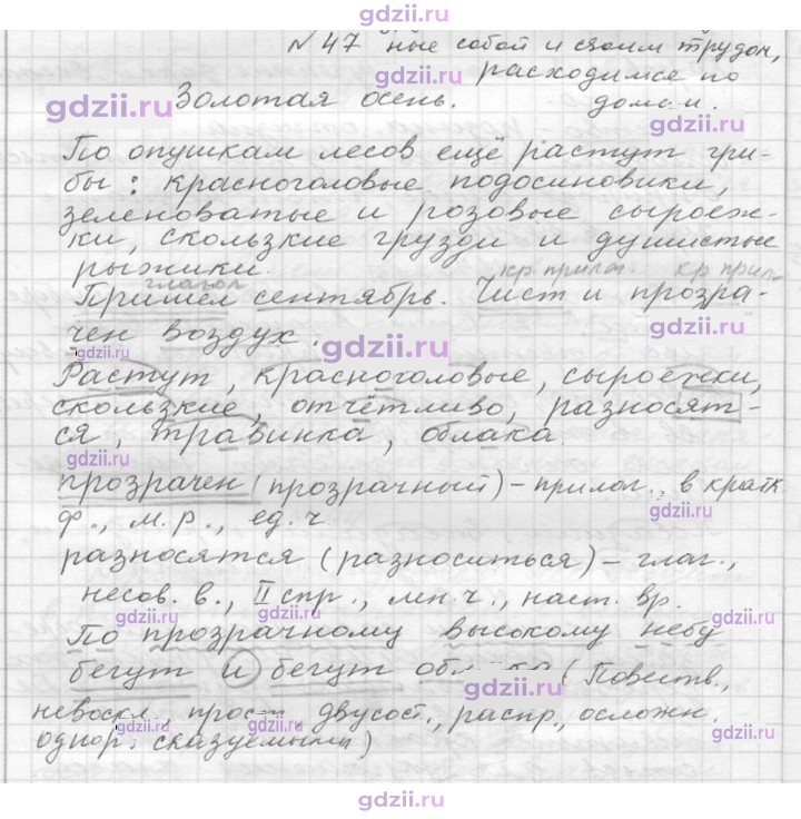 Скан решения номера 47
