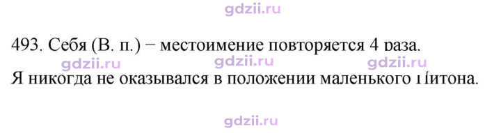 Скан решения номера 493