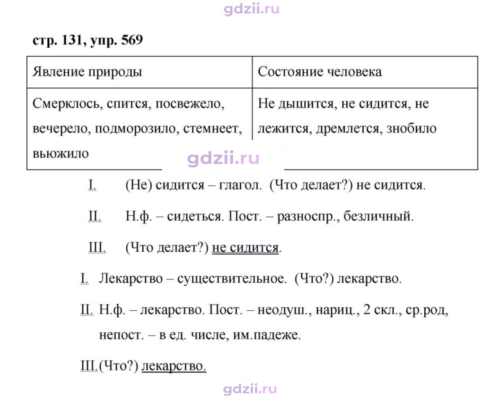 Скан решения номера 569