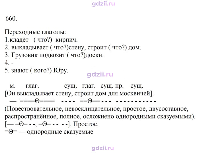 Скан решения номера 660