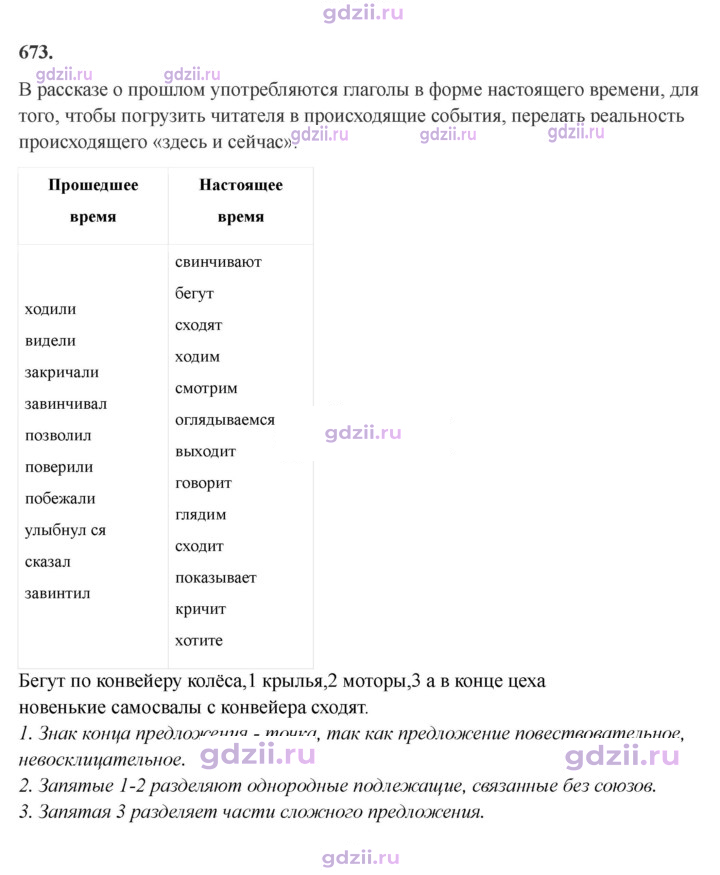 Скан решения номера 673