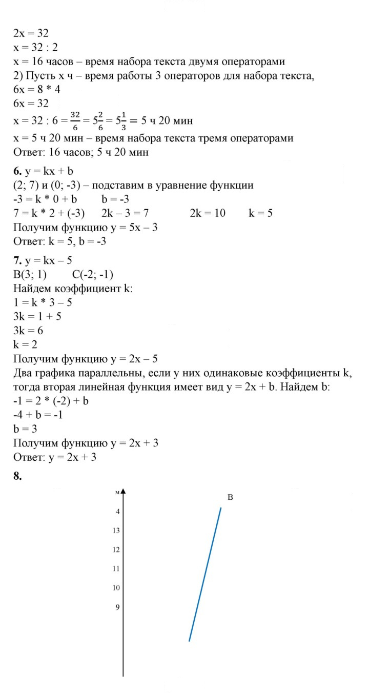 Скан решения номера Глава 6