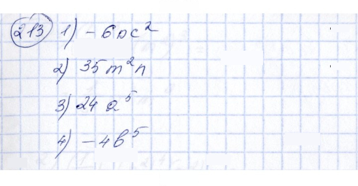 Скан решения номера 213