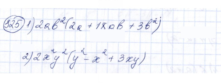 Скан решения номера 325