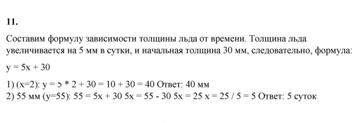Скан решения номера 11