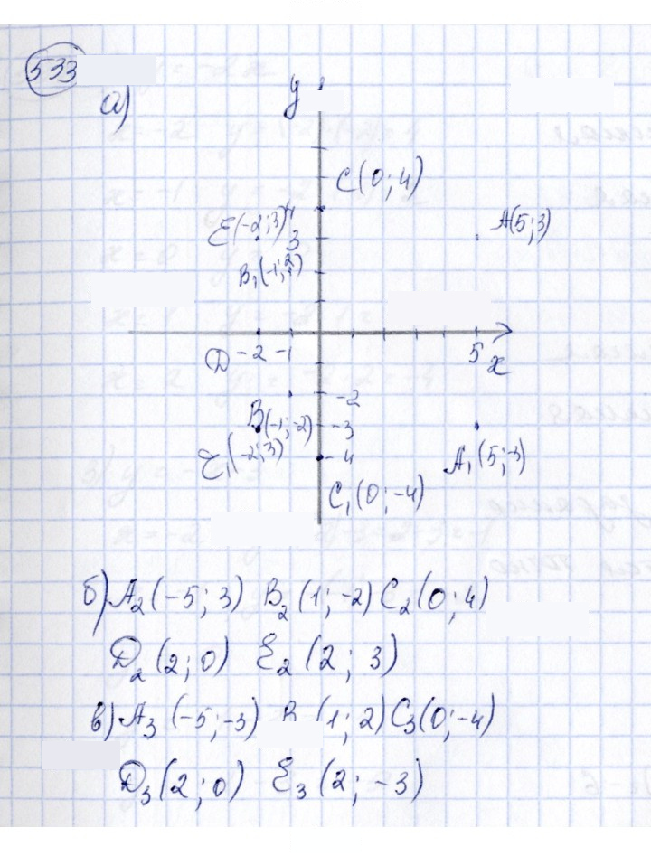 Скан решения номера 533