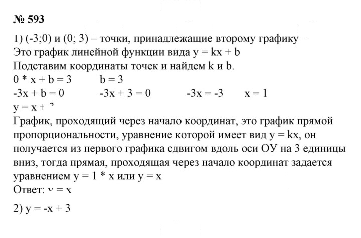 Скан решения номера 593