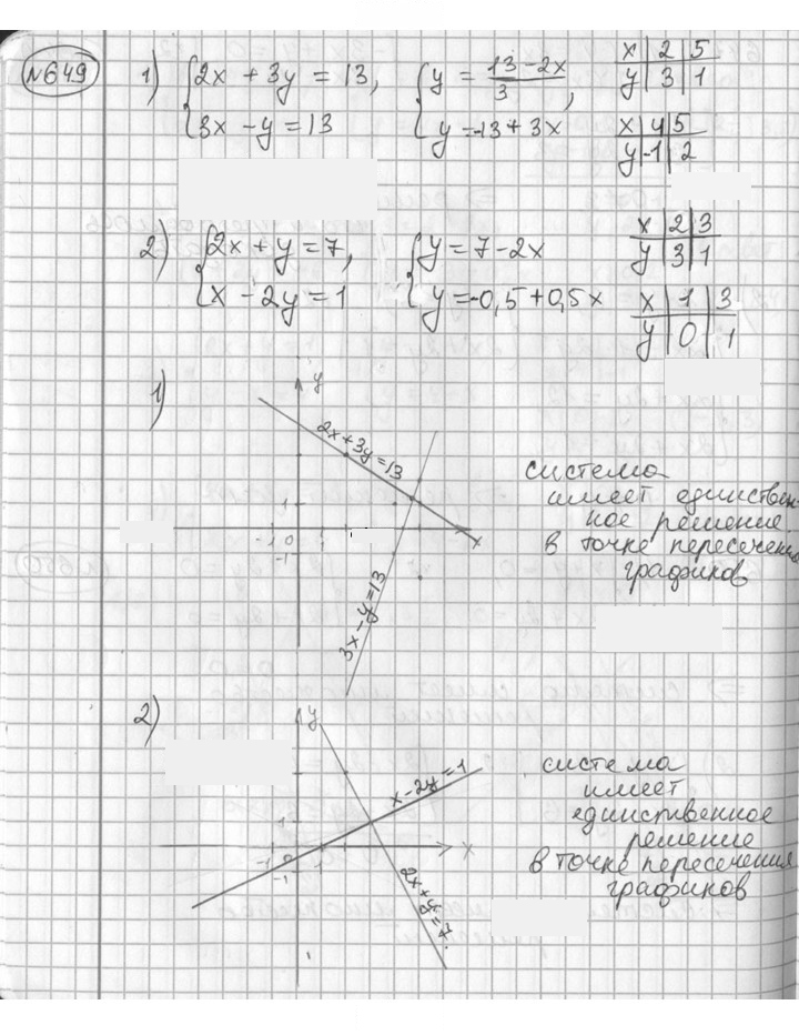Скан решения номера 649