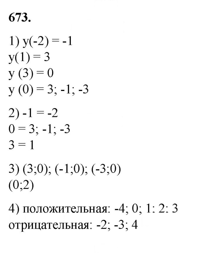 Скан решения номера 673