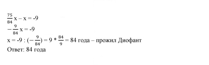Скан решения номера 1
