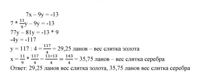 Скан решения номера 1
