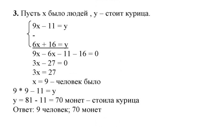 Скан решения номера 3