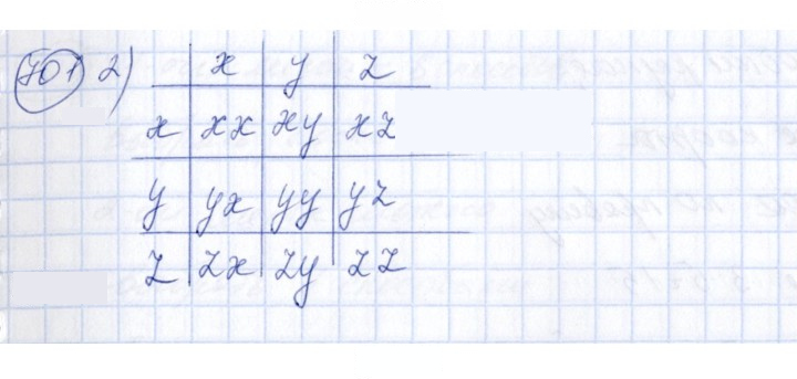 Скан решения номера 701
