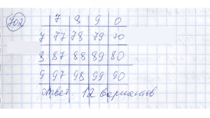 Скан решения номера 702