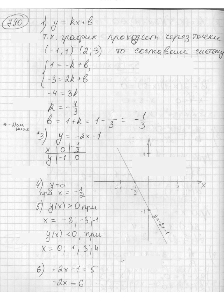 Скан решения номера 790