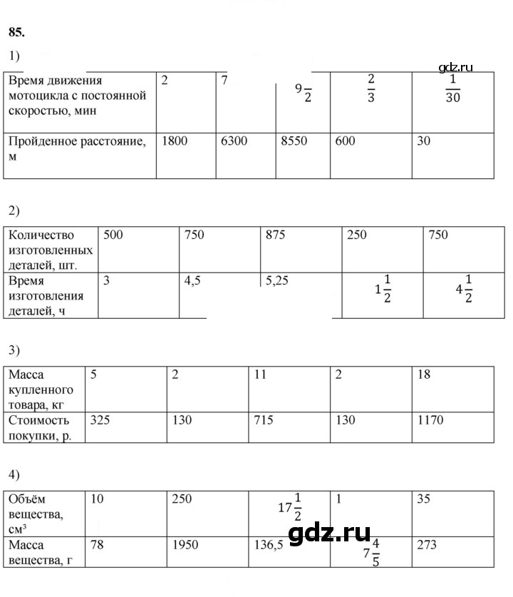 Скан решения номера 85
