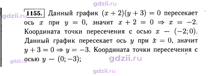 Скан решения номера 1155