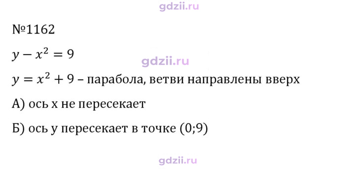 Скан решения номера 1162