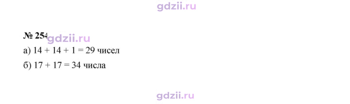 Скан решения номера 254