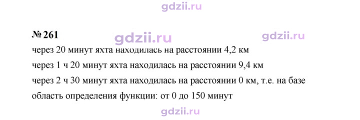 Скан решения номера 261