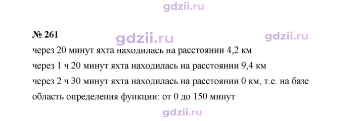 Скан решения номера 261