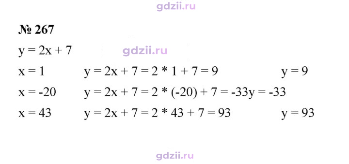 Скан решения номера 267