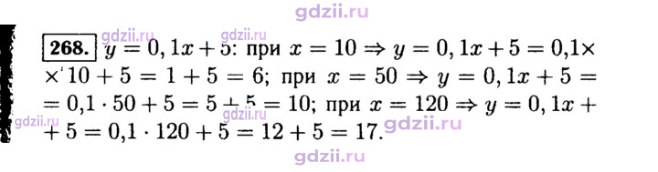 Скан решения номера 268
