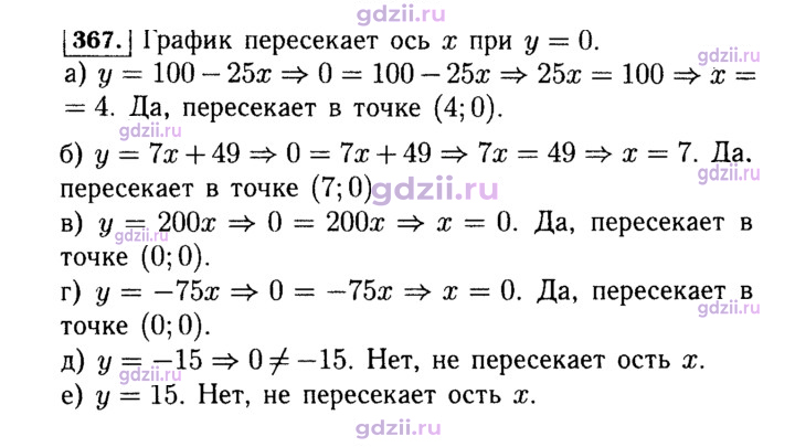 Скан решения номера 367