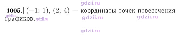 Скан решения номера 1005