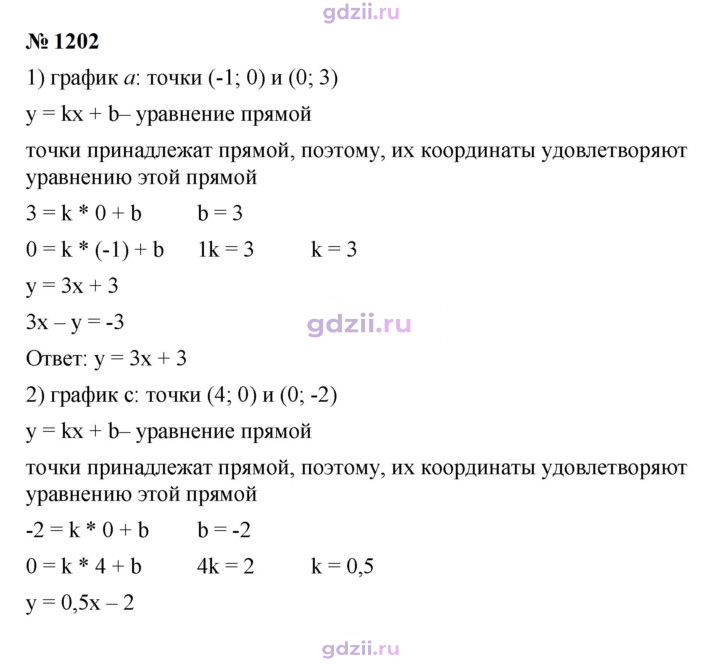 Скан решения номера 1202