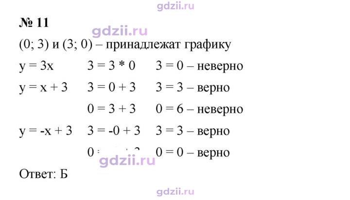 Скан решения номера 11