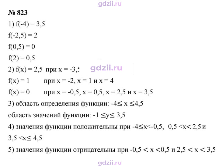 Скан решения номера 823