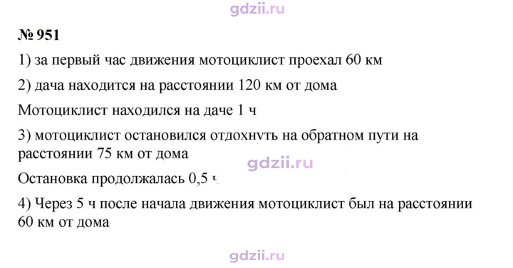 Скан решения номера 951