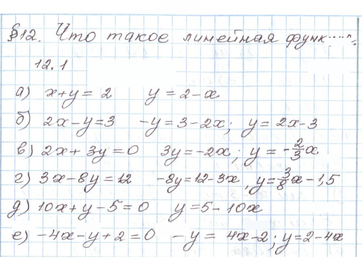 Скан решения номера 12.1