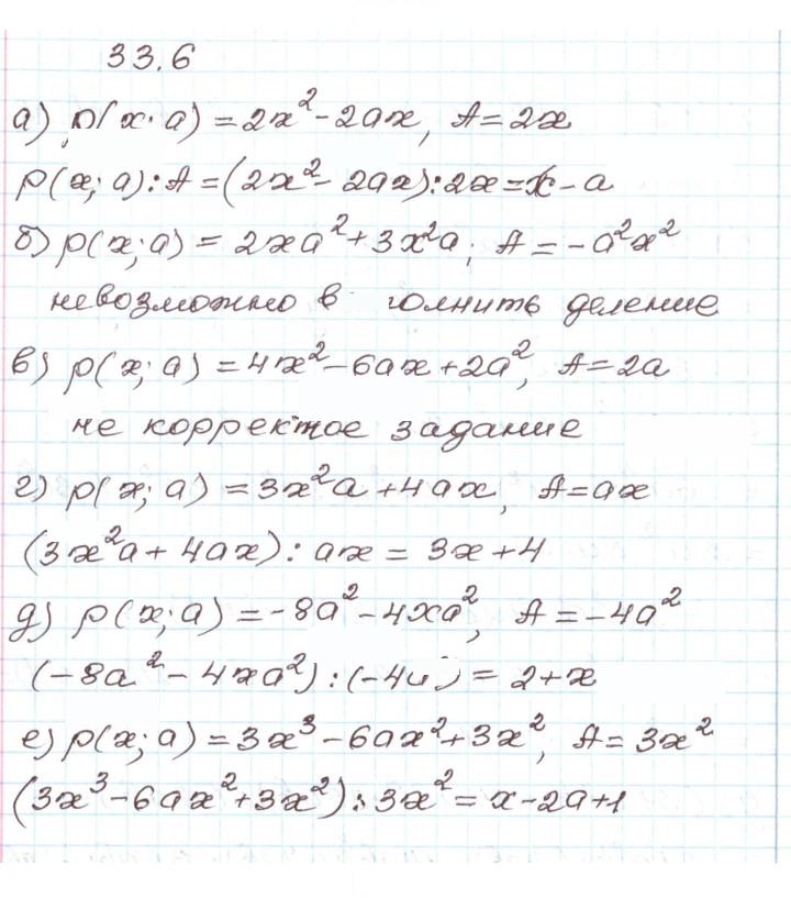 Скан решения номера 33.6