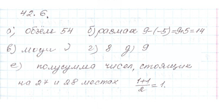 Скан решения номера 42.6