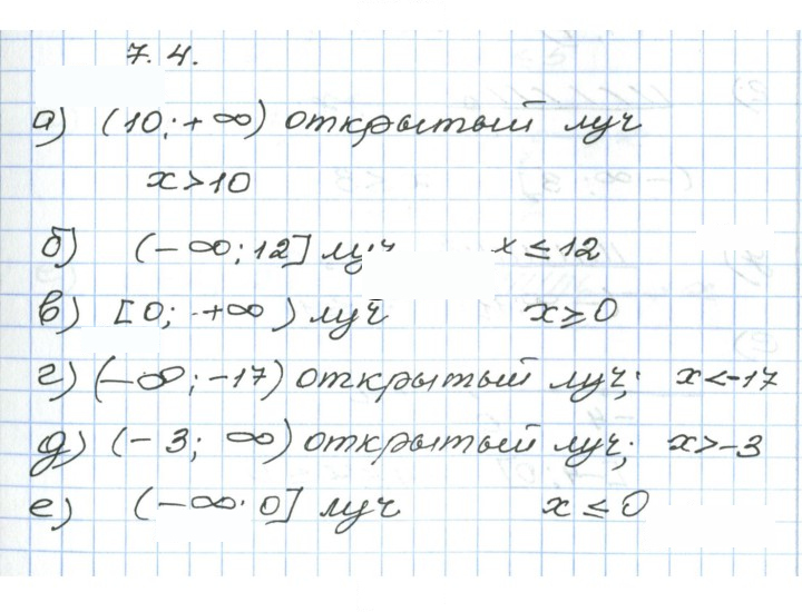Скан решения номера 7.4