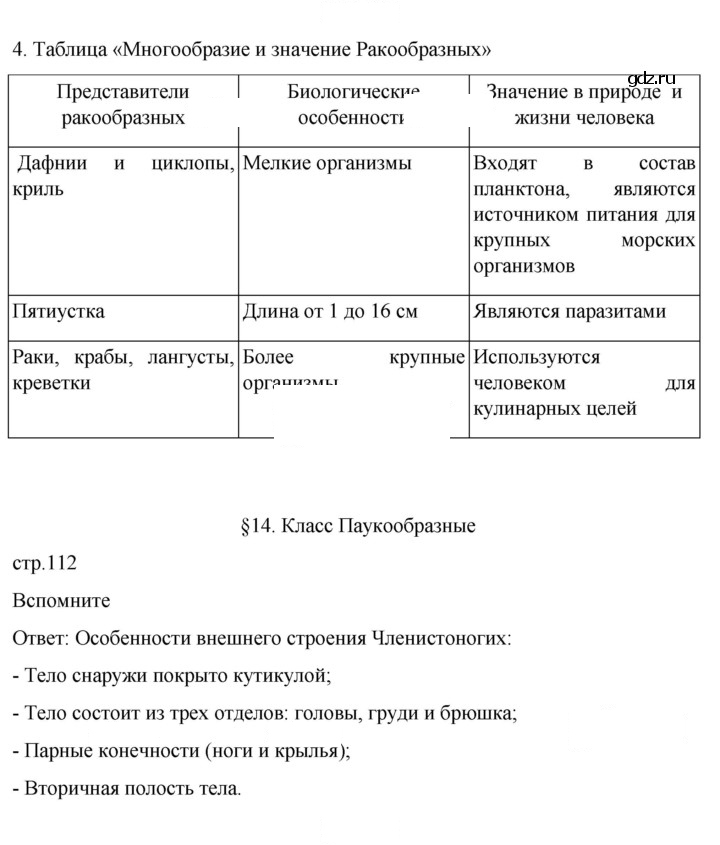 Скан решения номера 112
